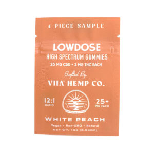 Low Dose - White Peach Gummies