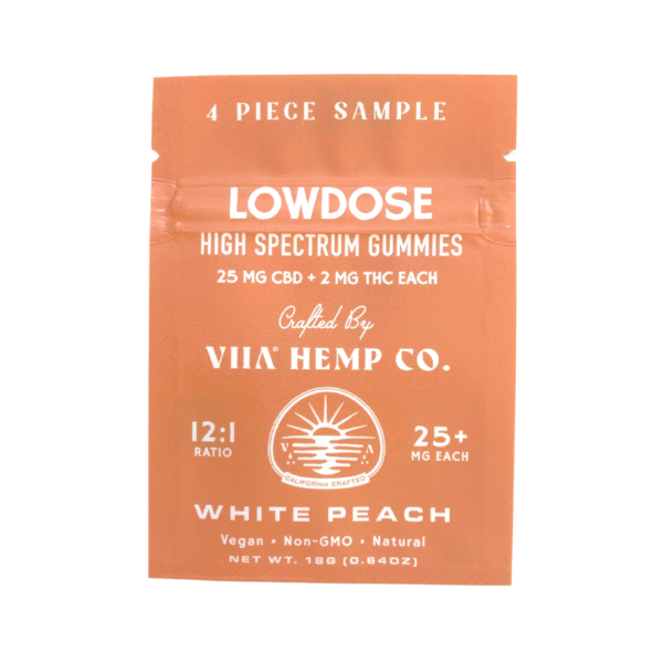 Low Dose - White Peach Gummies