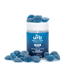 Urb Delta 9 THC Gummies – Sour Blueberry