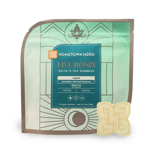 Live Rosin - Delta 9 THC Gummies - Hybrid
