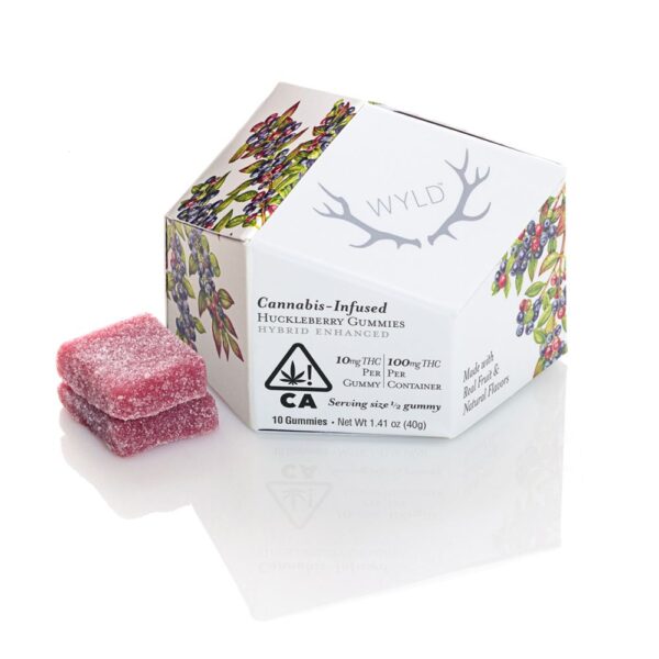 WYLD Huckleberry Gummies - Hybrid