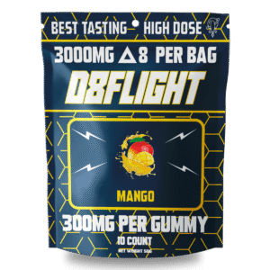 D8FLIGHT Gummies – Mango - 3000MG