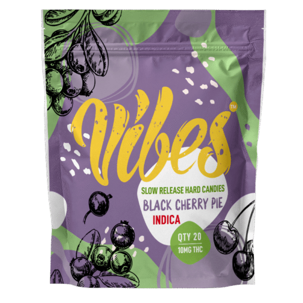 Vibes – Black Cherry Pie THC Hard Candies